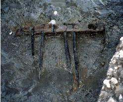 Japan's oldest plow unearthed in Shiga Pref.